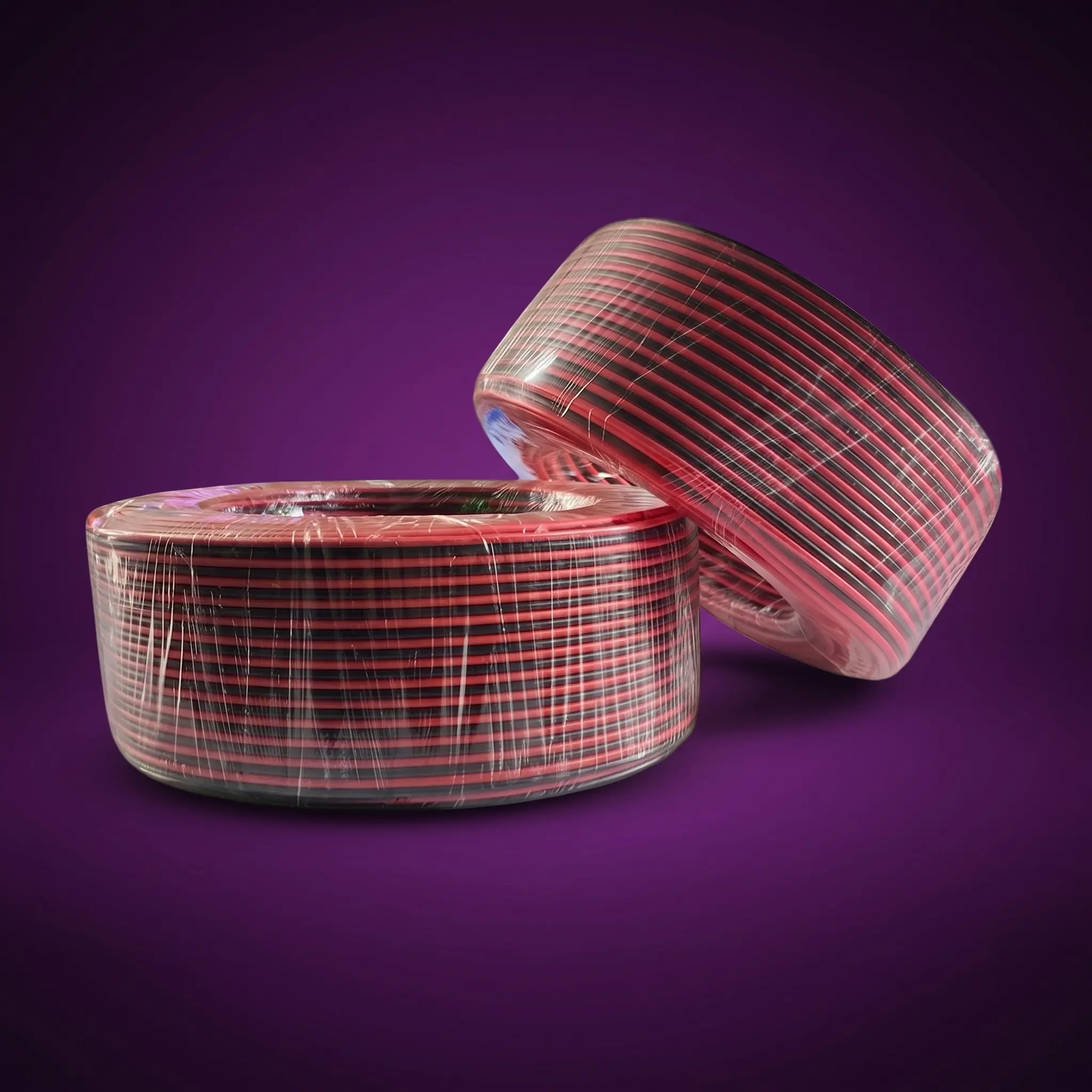 SW-115CCA red and black PVC speaker wire 100 metre roll